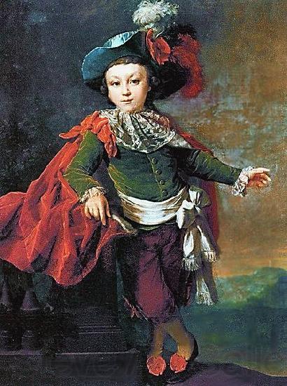 Dimitri Levitzky Makerovskogo in costumes